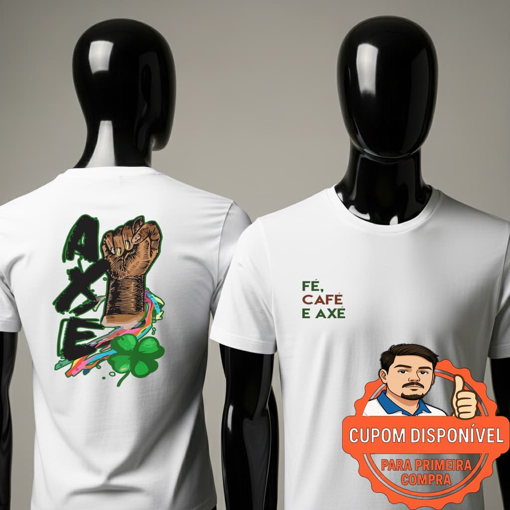 Camiseta Masculina Umbanda Axé Orichá Cópia 1